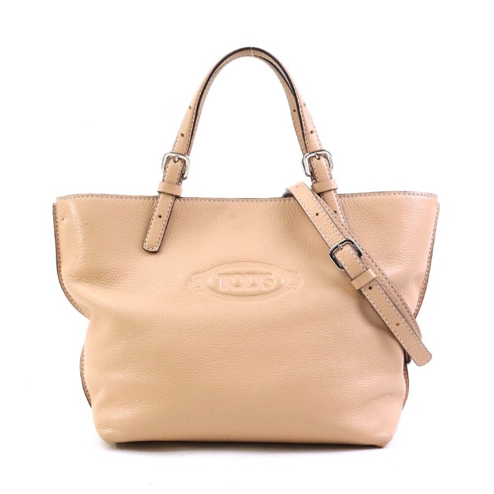 Auth Tod’S Handbag Shoulder Bag Pale #297684T23B